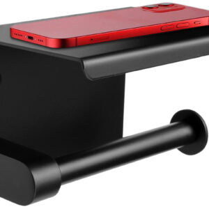 Uchwyt na papier toaletowy BELIK czarny loft