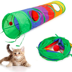 Tunel długi sprężyna zabawka dla kota FIGARO