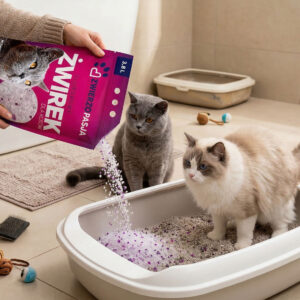 Alternative view of Silikonowy żwirek dla kota Zwierzopasja 3,8L