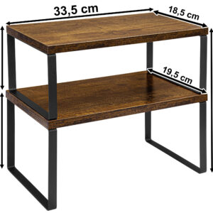 Alternative view of Zestaw 2 półek bambusowych GINGER RUSTIC