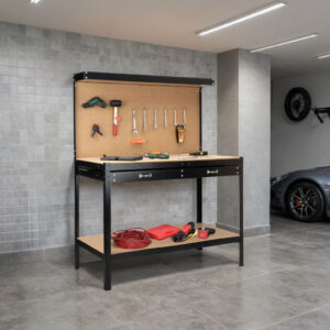 Alternative view of Stół warsztatowy HORTEN czarny