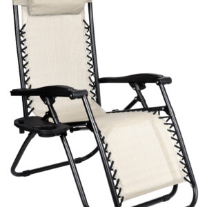 Leżak ogrodowy Orion Zero Gravity jasny beżowy