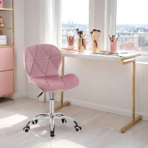 Alternative view of Fotel obrotowy Spiner chrom różowy