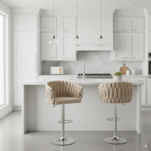 Alternative view of Hoker barowy Cofton Chrom beżowy Velvet