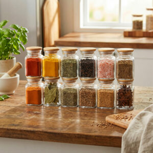 Alternative view of Słoiczki na przyprawy HIDALGO zestaw 12 sztuk