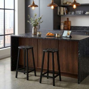 Alternative view of Hoker Flint Black Czarny Marmur glamour