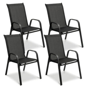 Zestaw krzeseł ogrodowych OAZA 4 sztuki