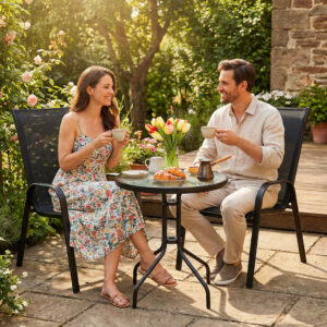 Alternative view of Zestaw mebli ogrodowych PALMA stolik + 2 krzesła