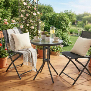 Alternative view of Zestaw mebli ogrodowych FLORA stolik + 2 krzesła