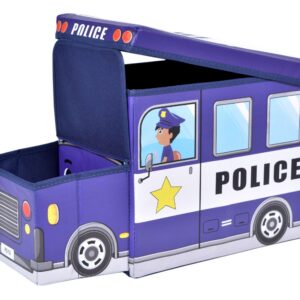 Alternative view of Pojemnik na zabawki Radiowóz niebieski