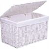 Kufer wiklinowy biały 160 L
