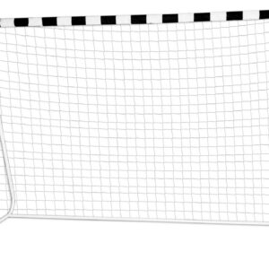 Bramka piłkarska Pro 300 x 200 cm biało-czarna