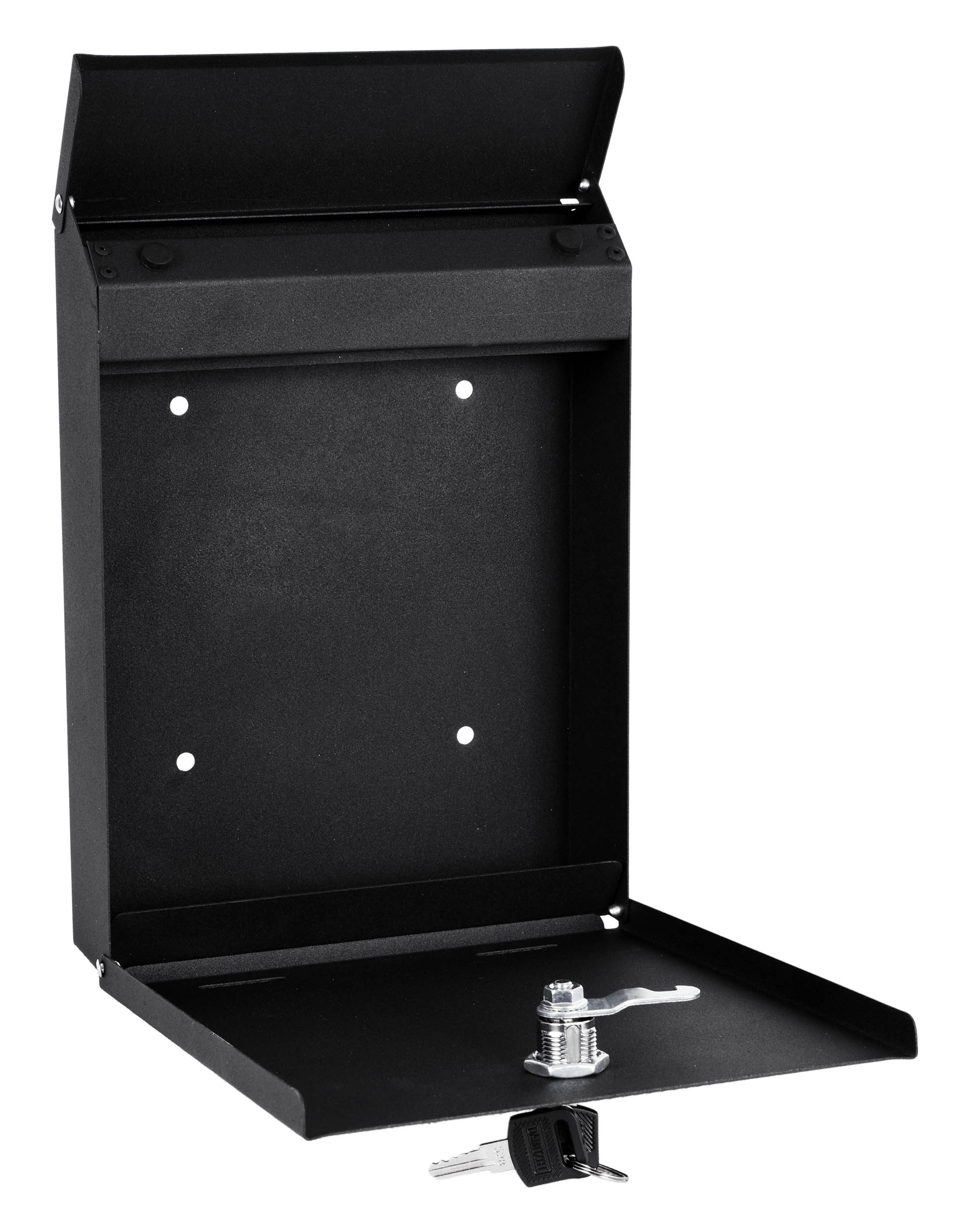 Skrzynka pocztowa na listy Odvin czarna z napisami - obrazek 7