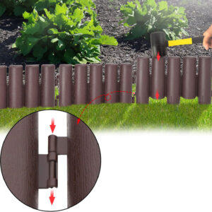 Alternative view of Palisada trawnikowa ogrodowa RIBERA brązowa 280 cm