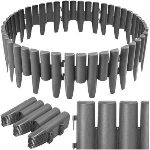 Palisada trawnikowa ogrodowa RIBERA antracyt 280 cm