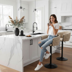 Alternative view of Hoker barowy Cofton Black beżowy Velvet