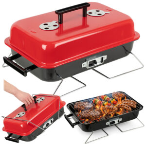 Grill składany przenośny węglowy CAMPAL z pokrywą