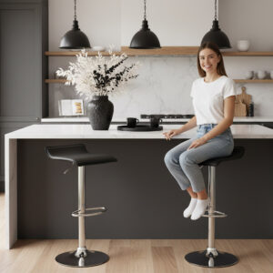 Alternative view of Hoker krzesło barowe Porti czarne