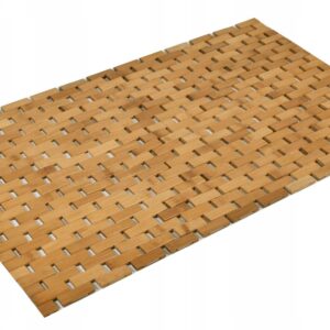 Alternative view of Bambusowa mata łazienkowa 50x80 cm ALBA jasny brąz