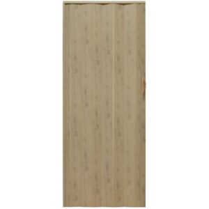 Drzwi harmonijkowe 001P WIĄZ MAT G - 80 cm