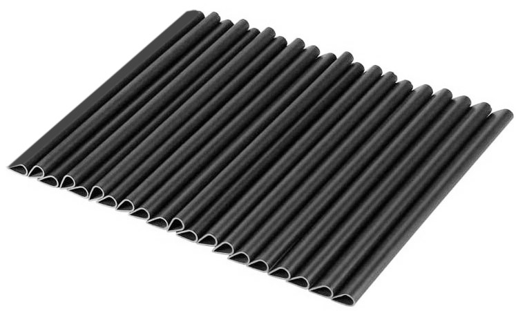 Klipsy do montażu taśmy ogrodzeniowej 450 g/m2 20 sztuk grafitowe - obrazek 2