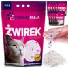Silikonowy żwirek dla kota ZWIERZOPASJA komplet 10 X 3,8 L