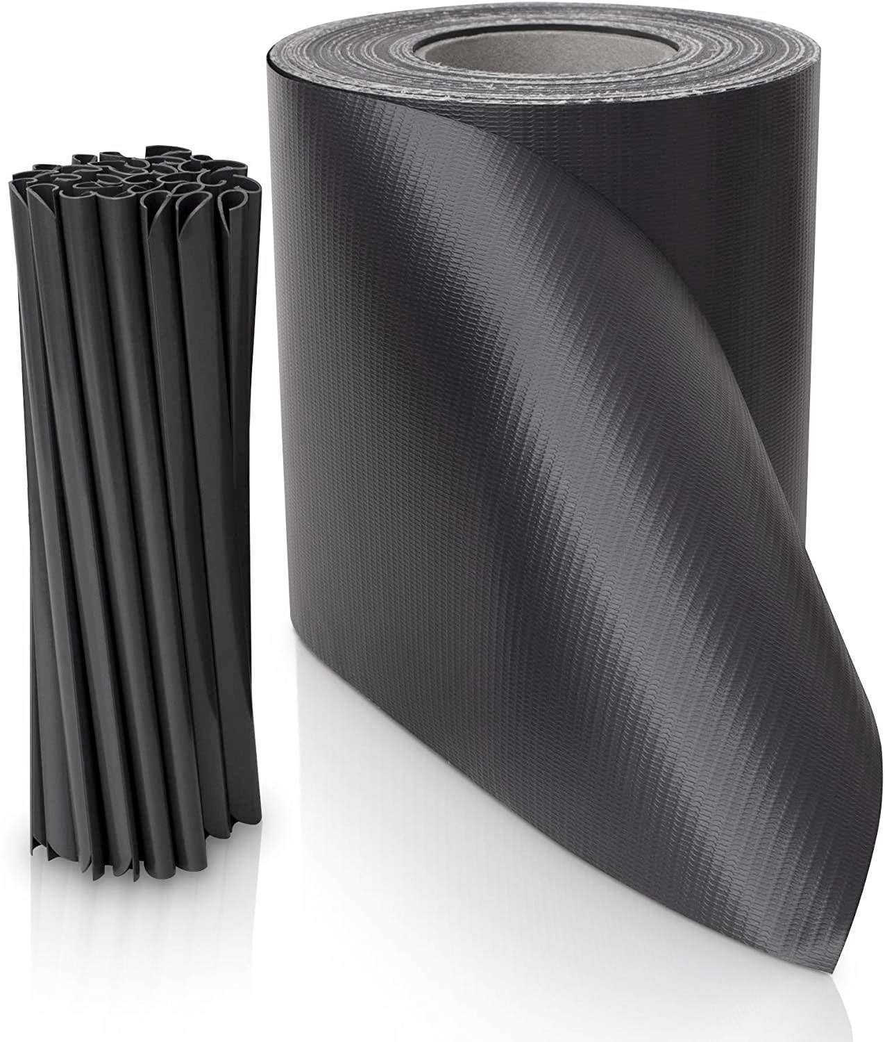 Taśma ogrodzeniowa 19cm X 35m grafitowa osłona - obrazek 8