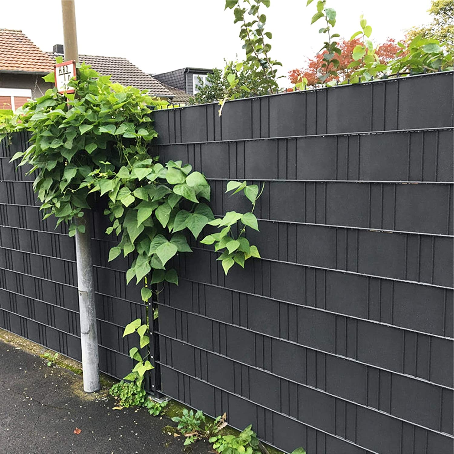 Taśma ogrodzeniowa 19cm X 35m grafitowa osłona - obrazek 4