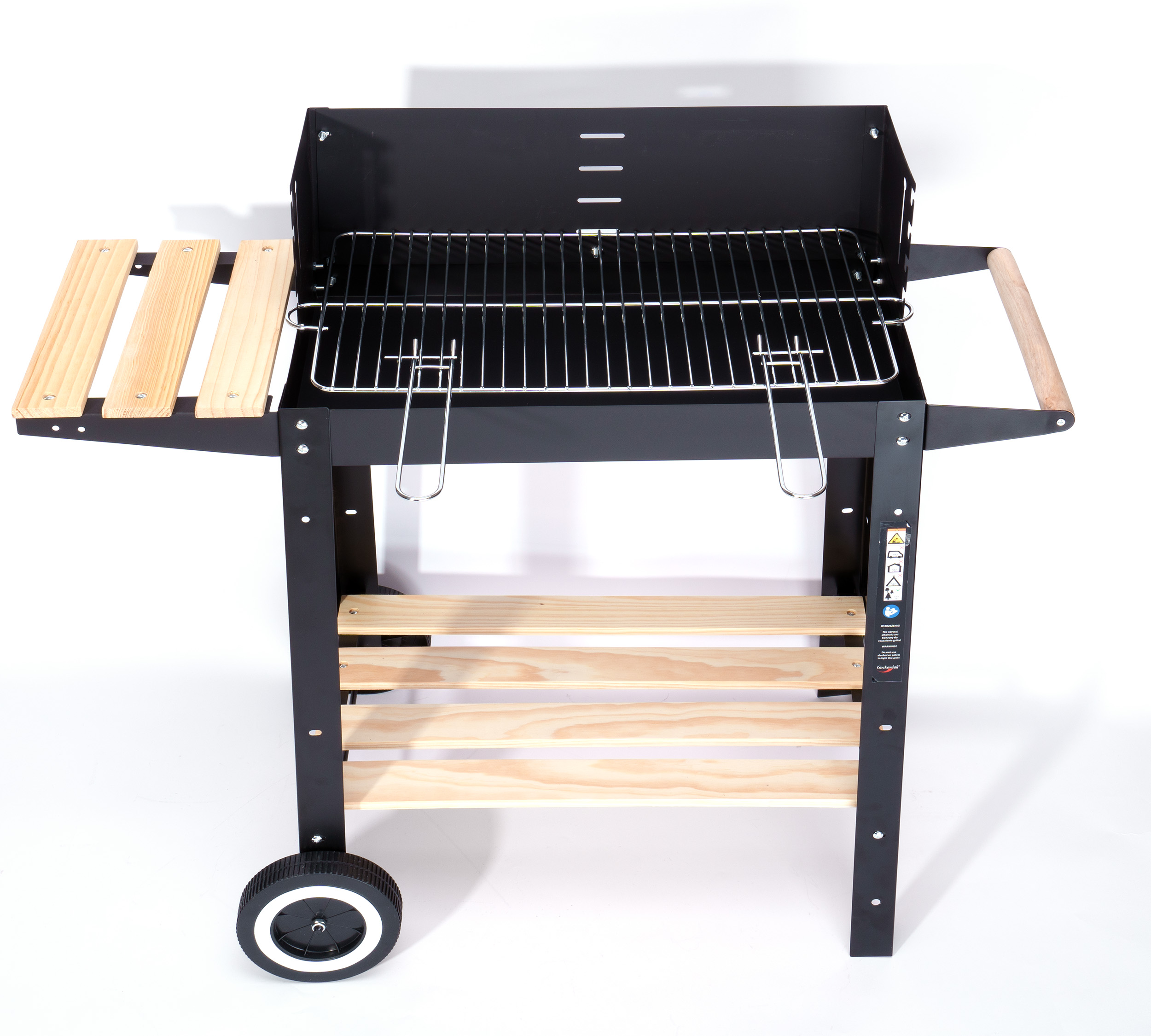 Grill węglowy ogrodowy PARIL na kółkach - obrazek 5