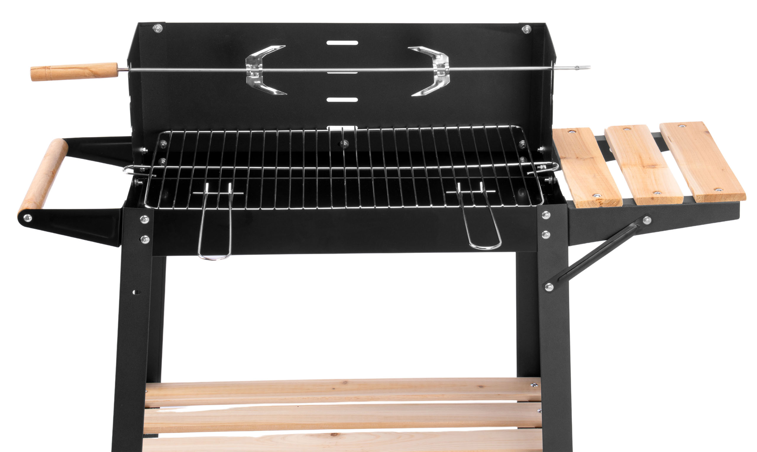 Grill węglowy ogrodowy PARIL na kółkach - obrazek 6