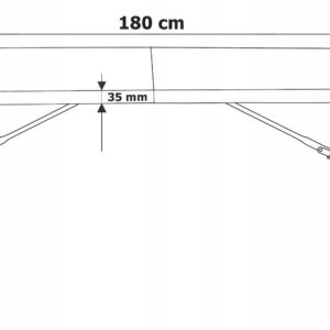 Alternative view of Zestaw cateringowy FETA WHITE stół + 6 krzeseł WHITE