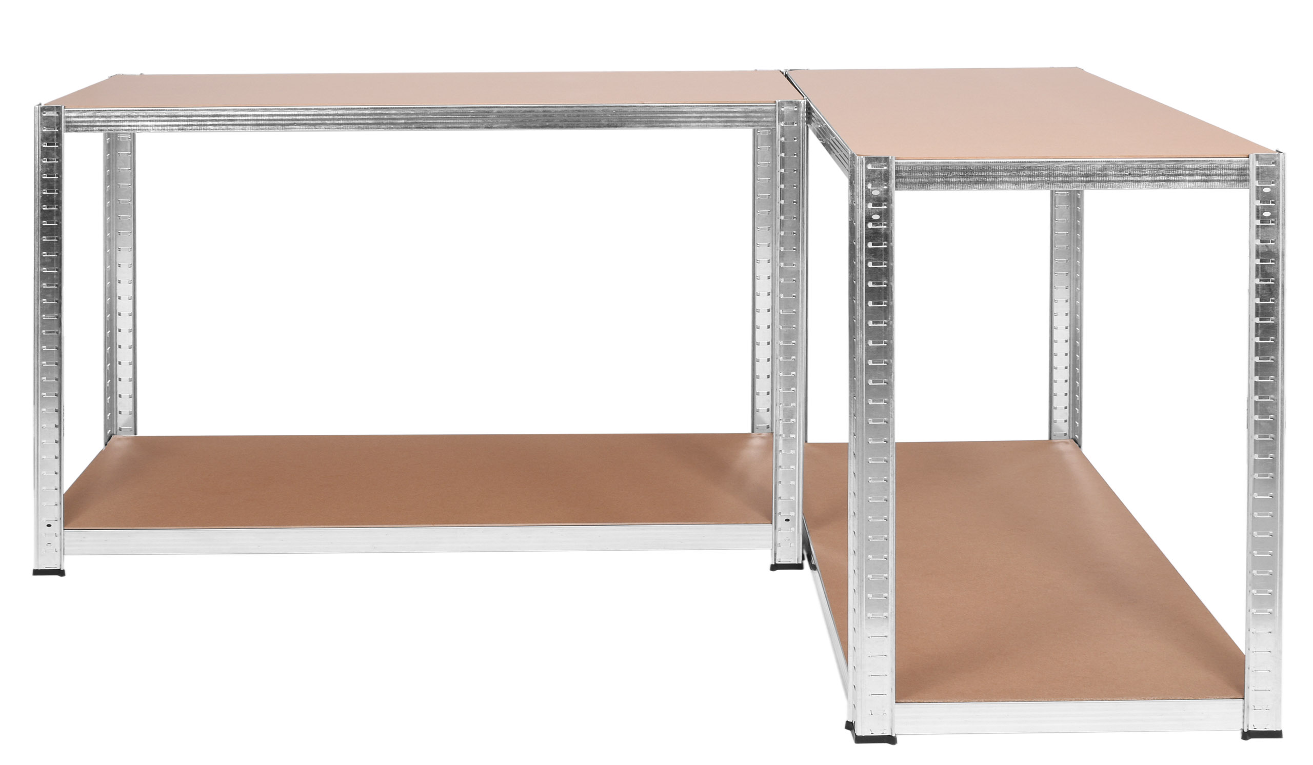 Regał magazynowy 4 poziomy 174x80x40 150 kg srebrny - obrazek 7